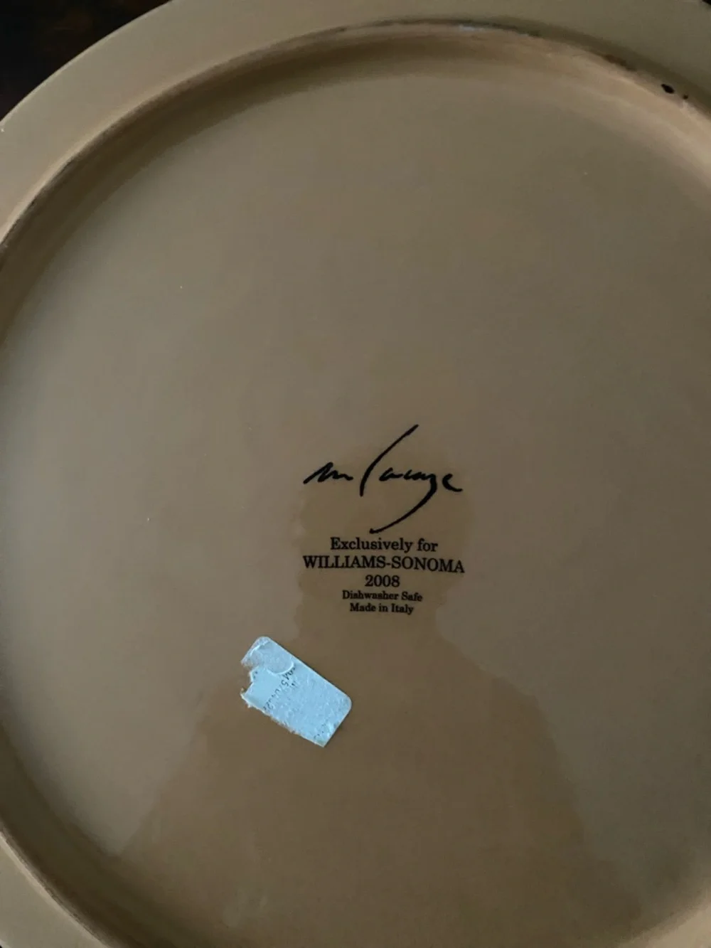 Williams Sonoma Marc Lacaze 2008